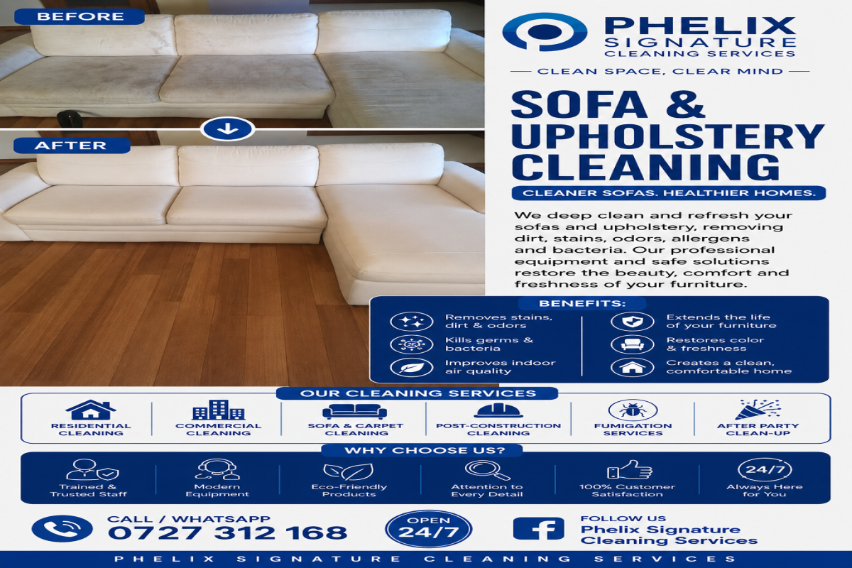 Sofa and Upholstery