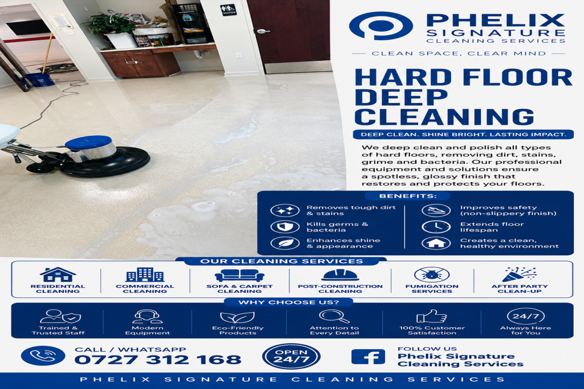 Hard Floor Deep cleaning