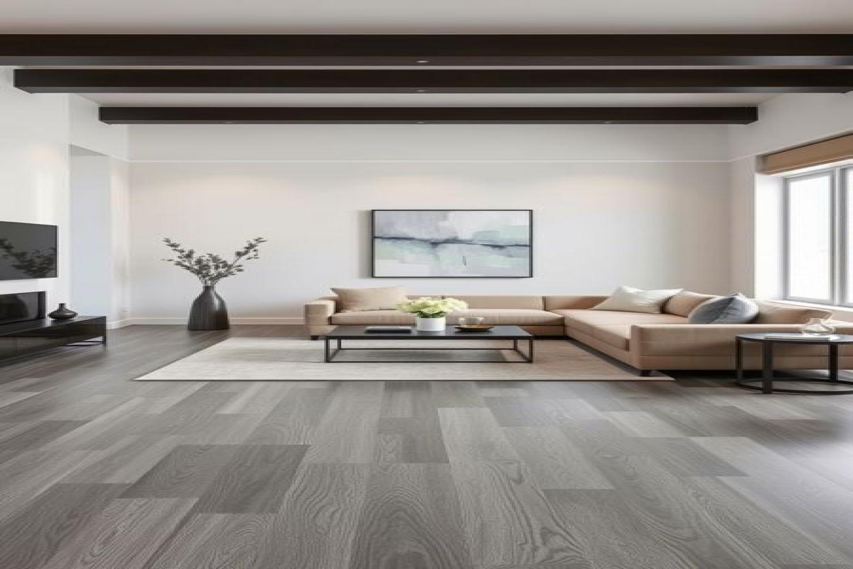 1. Living Room Floor Cleaning & Polishing