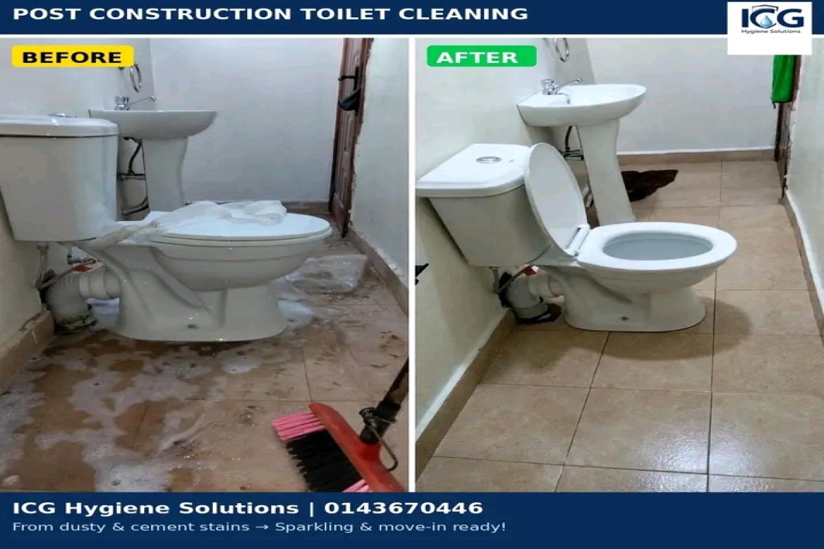 Toilet deep cleaning