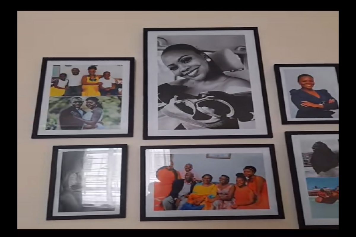 frame mounted with clients fav pics