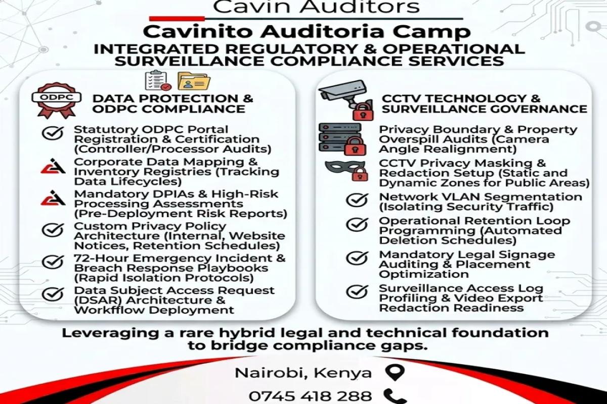 Cavin auditors services