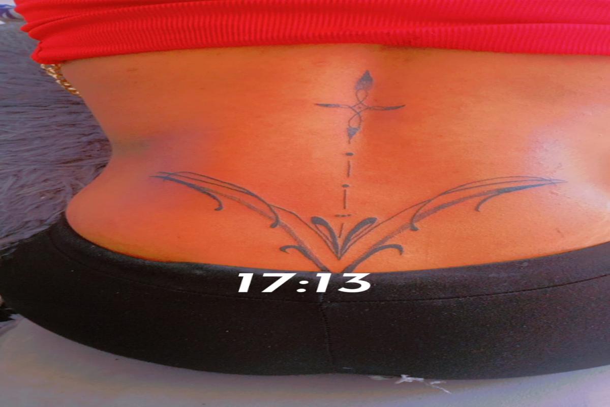 Back tattoo piece