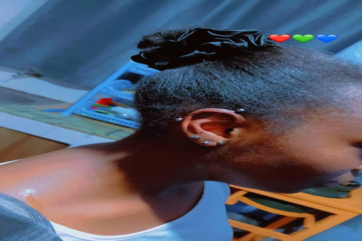 Industrial ear piercing