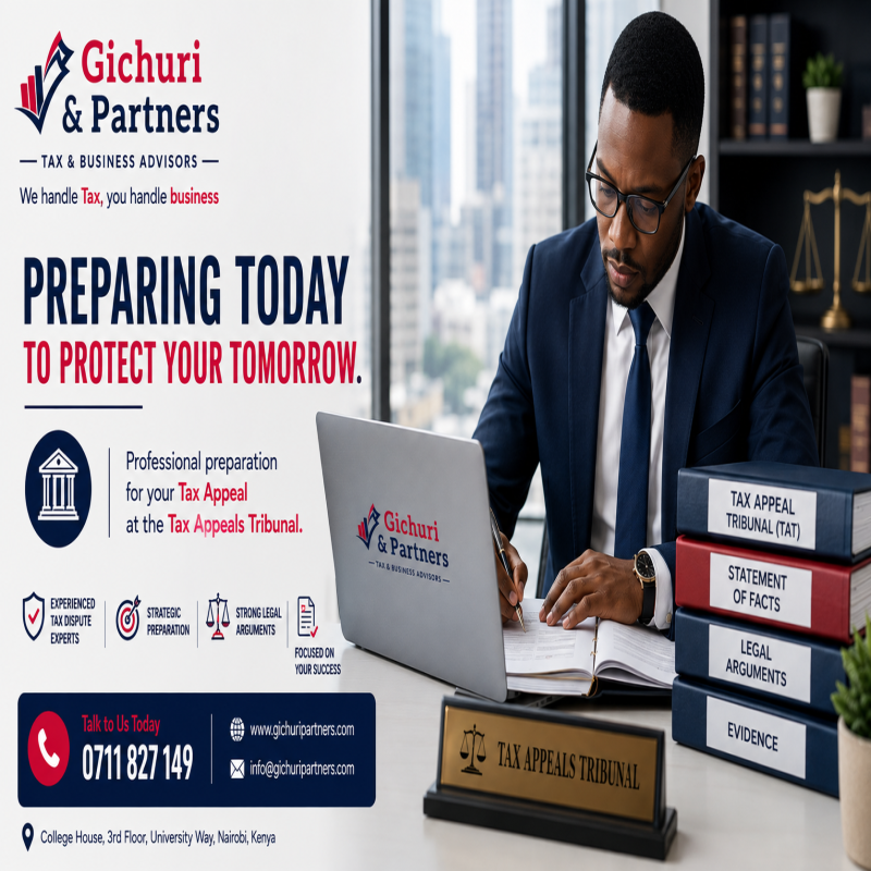 Best Tax Consultants in Nairobi, Kenya by Gichuri & Partners in nairobi (Accounting & Tax)