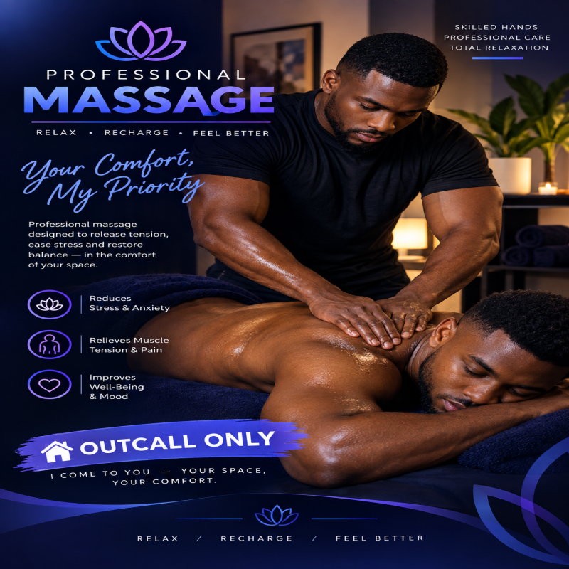 Mobile proffessional masseur. profile image